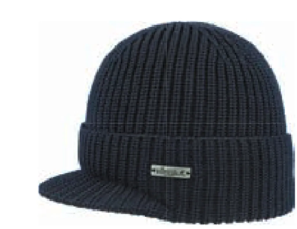 Eisglut Berretto Tex Merino – Invernale In Misto Lana Merinos E Acrilico, Taglia Unica (57-58 Cm), Con Logo Metallo - 2