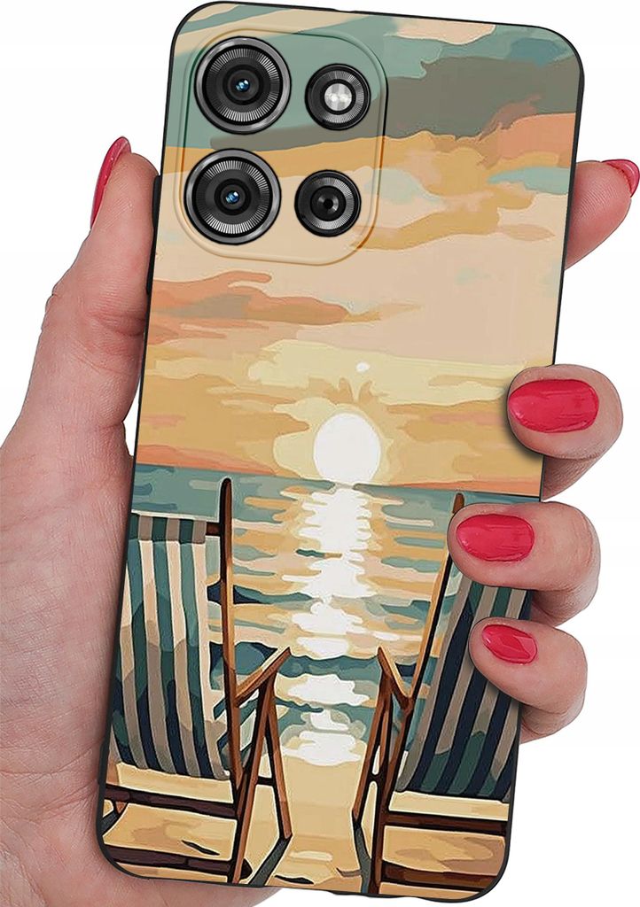 Hülle für Motorola G75 5G | Designs | Silikon, matt, 9H-Glas