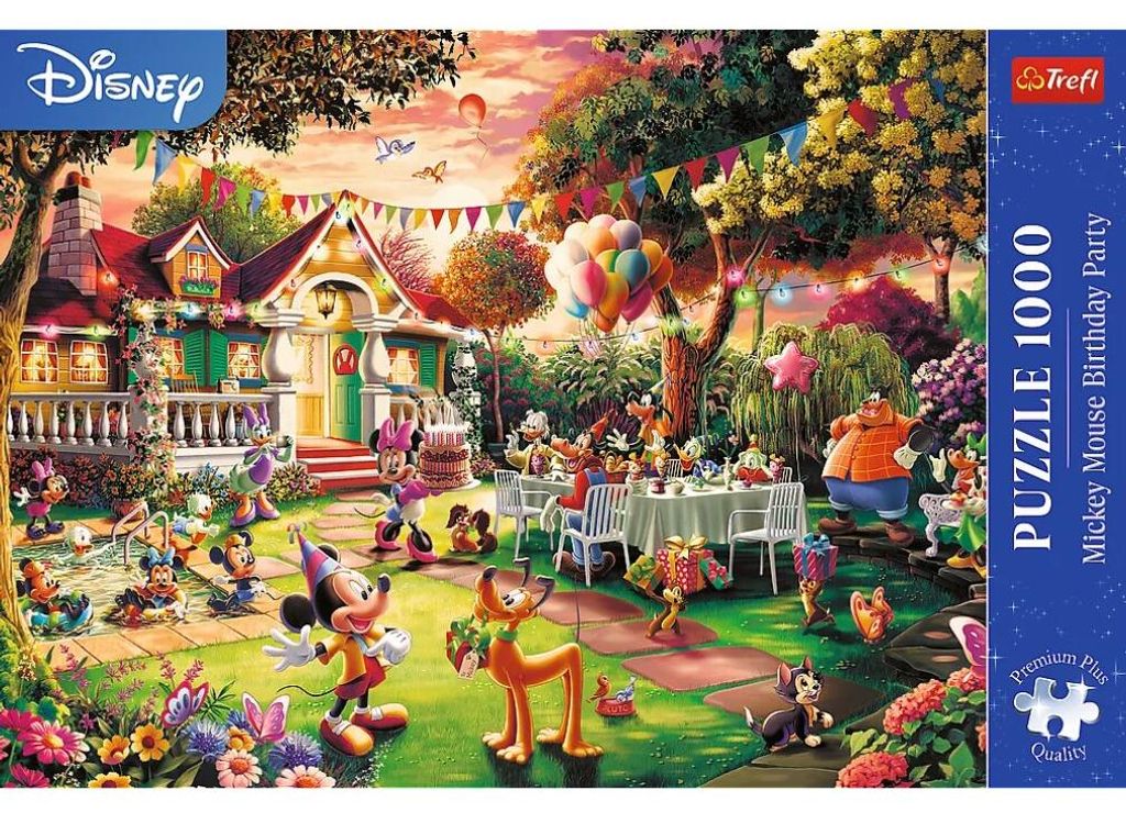 Trefl Puzzle Micky Maus Geburtstag, 1000 Teile, 68 x 48 cm, Immagine del prodotto 