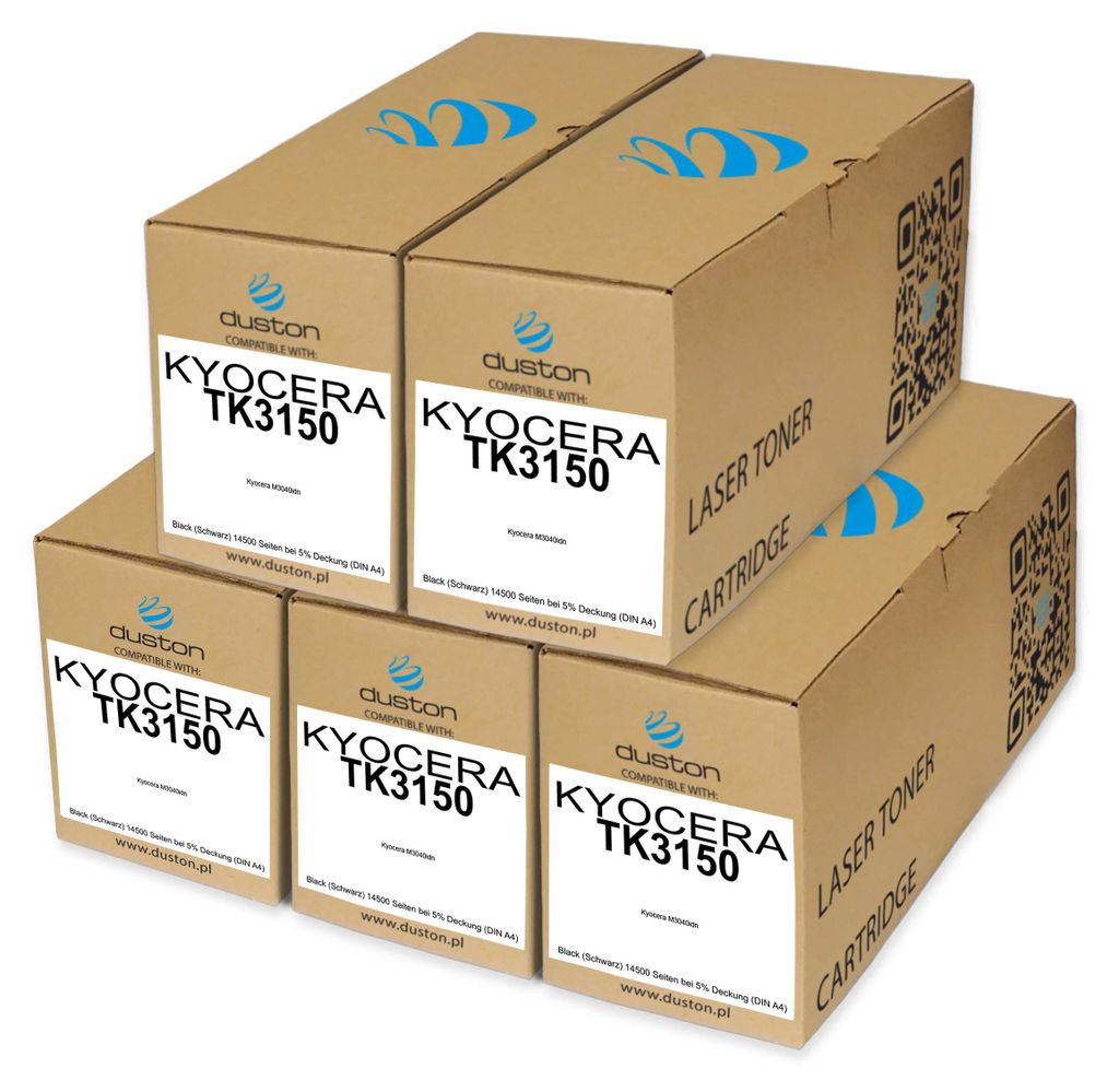 Kyocera 5× TK-3150 čierny toner kompatibilný pre M3540idn – Obrázok produktu 