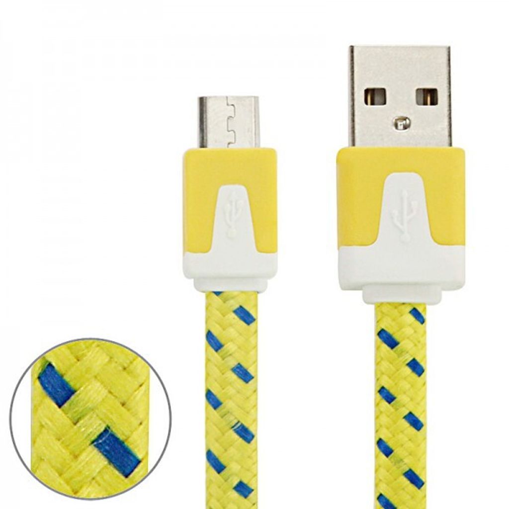 Micro USB Datenkabel Ladekabel Farben 3 m für Handys Tablet Kabel Laden Zubehör