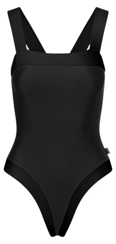 Maillot de bain 1 pièce femme Goldbergh Hemera noir taille M chic
