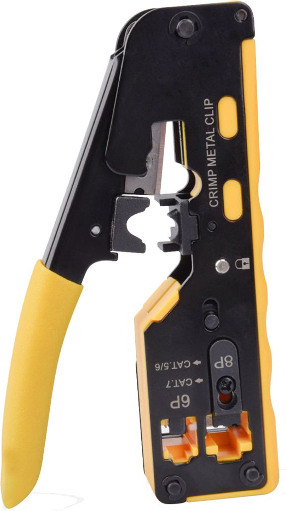 DIGITUS Crimpwerkzeug Multi-Modular 6P,8P,CAT7,EZ8P8C