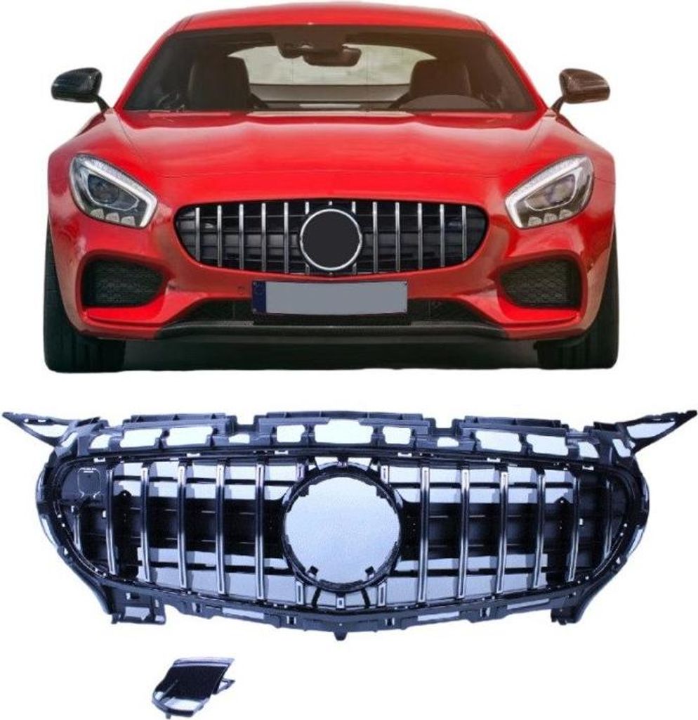 Calandre pour Mercedes AMG GT C190 Coupé chromée 2 portes Image du produit 