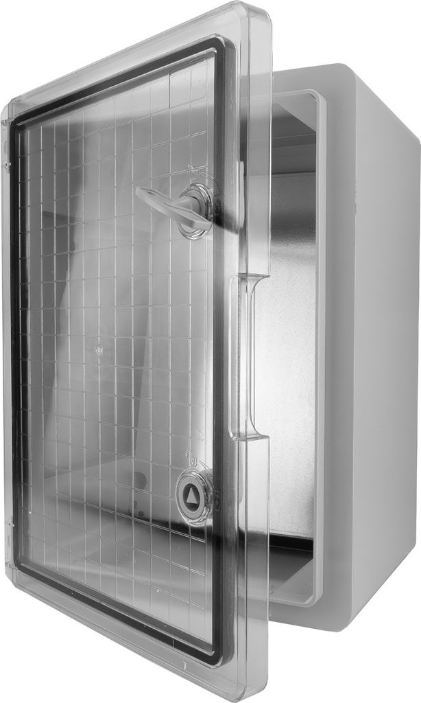 Leergehäuse mit transparenter Tür 300x400x220mm Schaltschrank Aufputz Verteilerschrank IP65