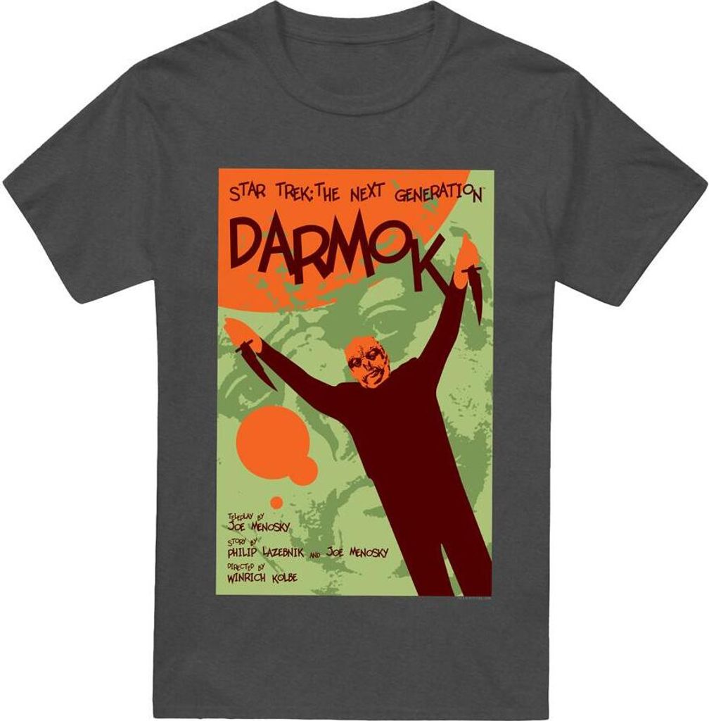 Star Trek - "The Next Generation Season 5 Episode 2" T-Shirt für Herren/Damen Uni TV17880 (3XL) (Holzkohle)