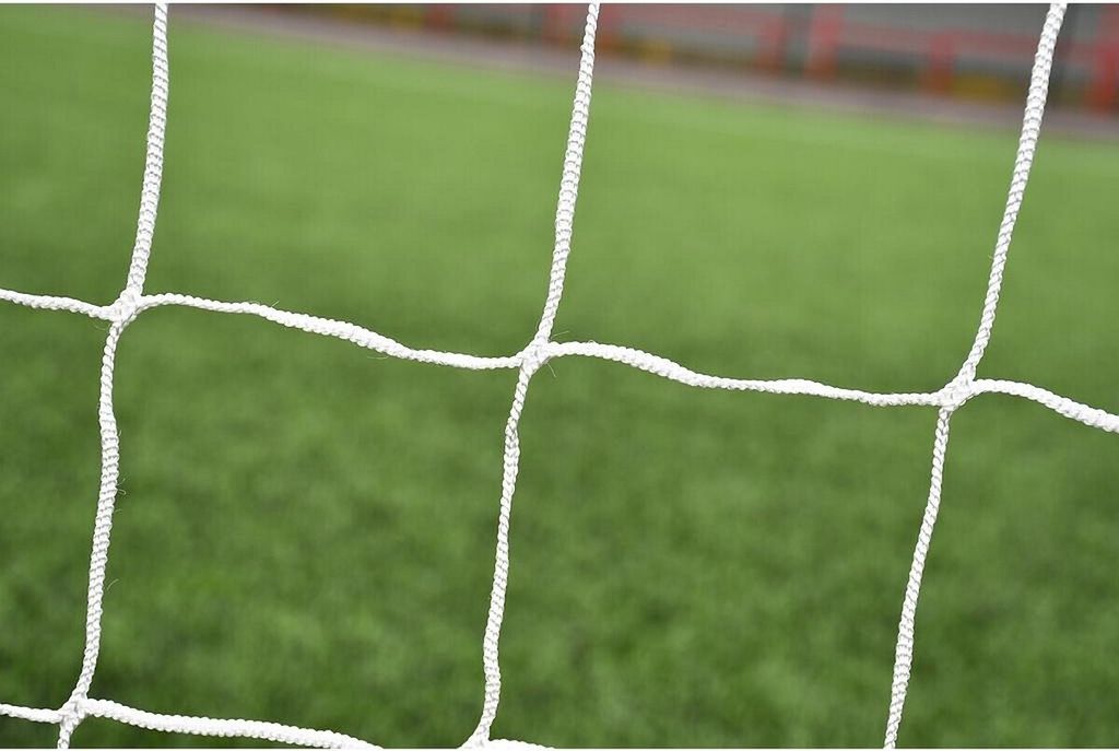 Precision - Fußballnetz "Pro Flexi" - Polyester RD2397 (243,84 cm x 121,92 cm) (Weiß)