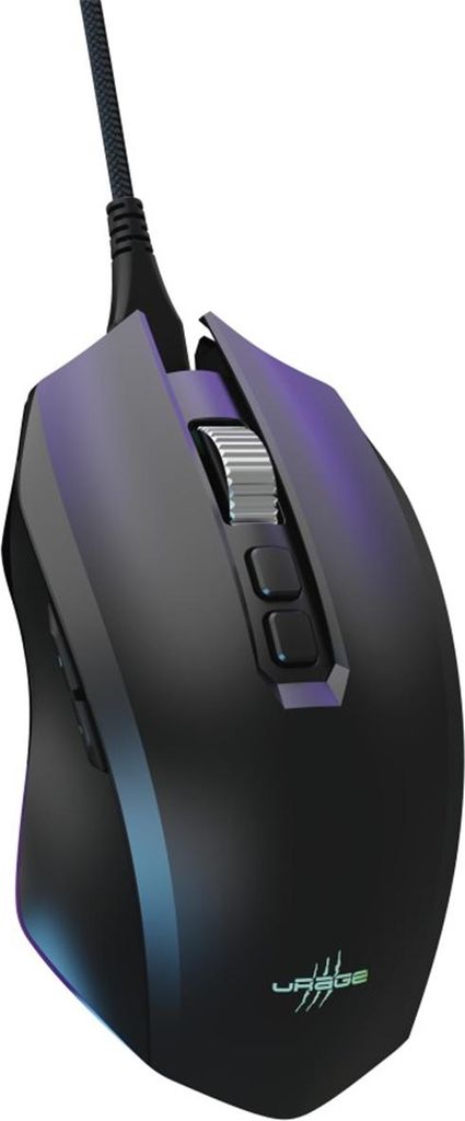 uRage Gaming-Maus Reaper 800 8K, kabelgebunden, RGB, Schwarz