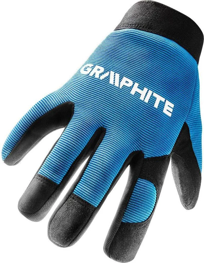 Gants de travail pour outillage et mécanique GRAPHITE cuir et tissu