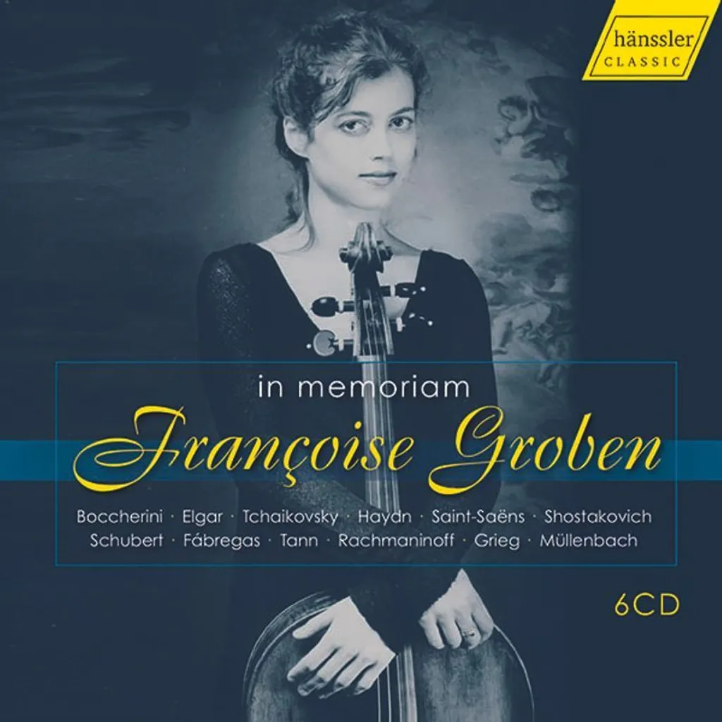 CD Elgar In Memoriam interprétation exclusive Françoise Groben violoncelle