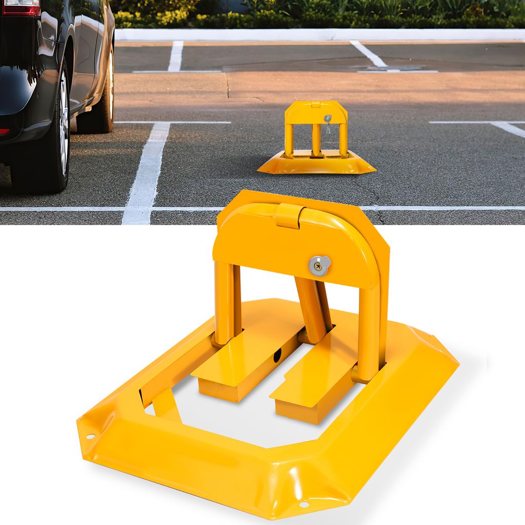 Absperrpfosten 1 stück Parkplatzsperre Klappbar universell Parkpfosten Absperrung