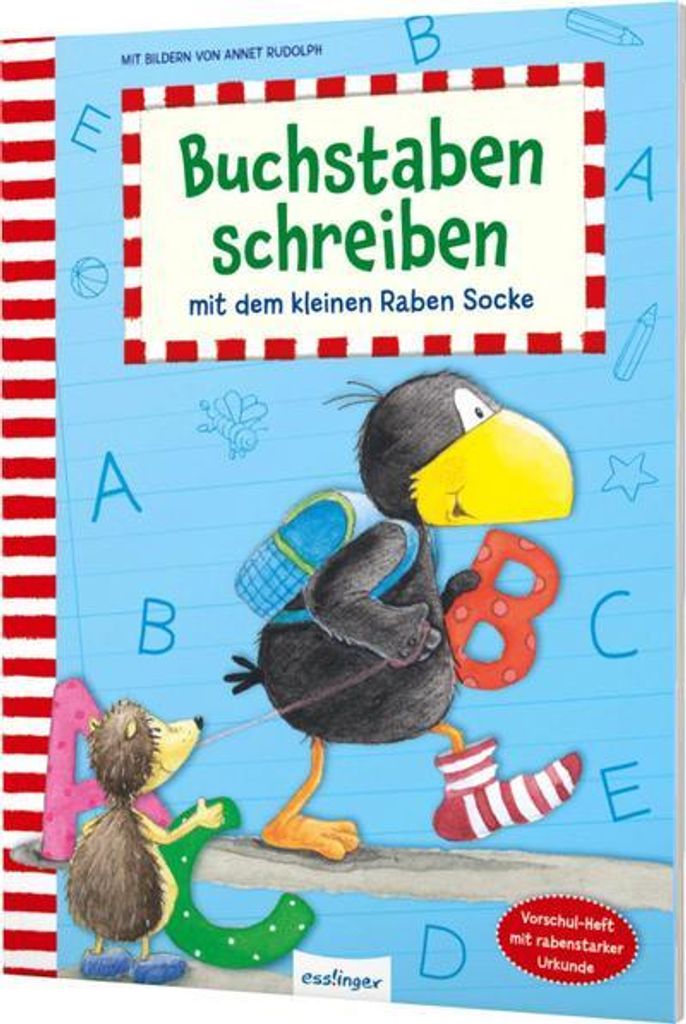 Buchstaben schreiben mit dem kleinen Raben Socke Immagine del prodotto 