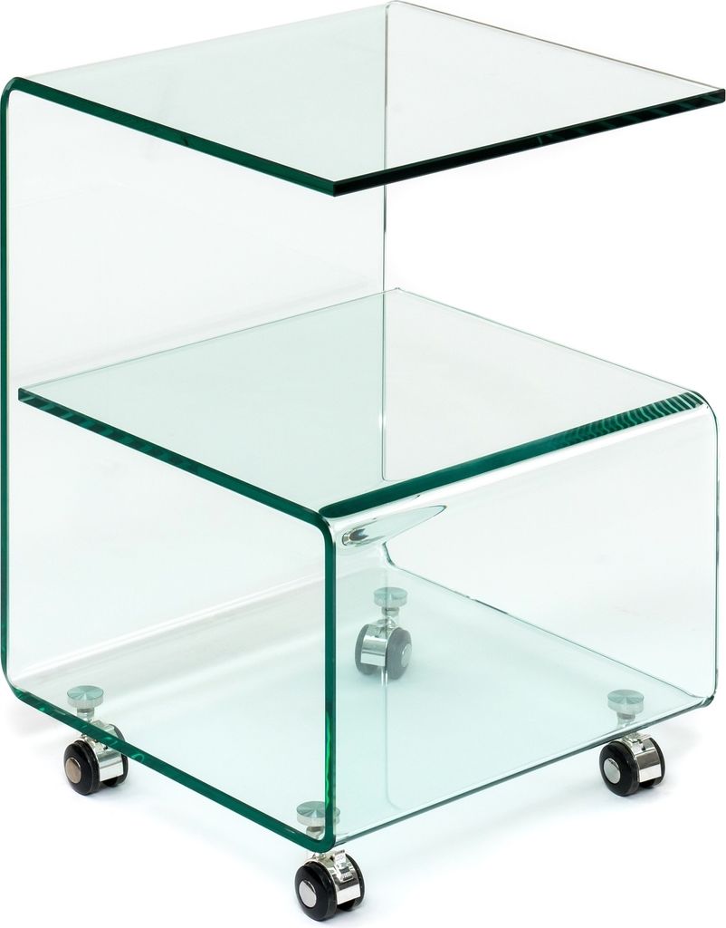 Beistelltisch >7/127< in Klarglas, Glas - 40x60x40cm (BxHxT)