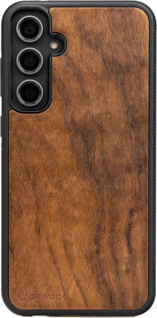 Cover Legno Samsung Galaxy S23 FE Bewood Imbuia - Design Esclusivo