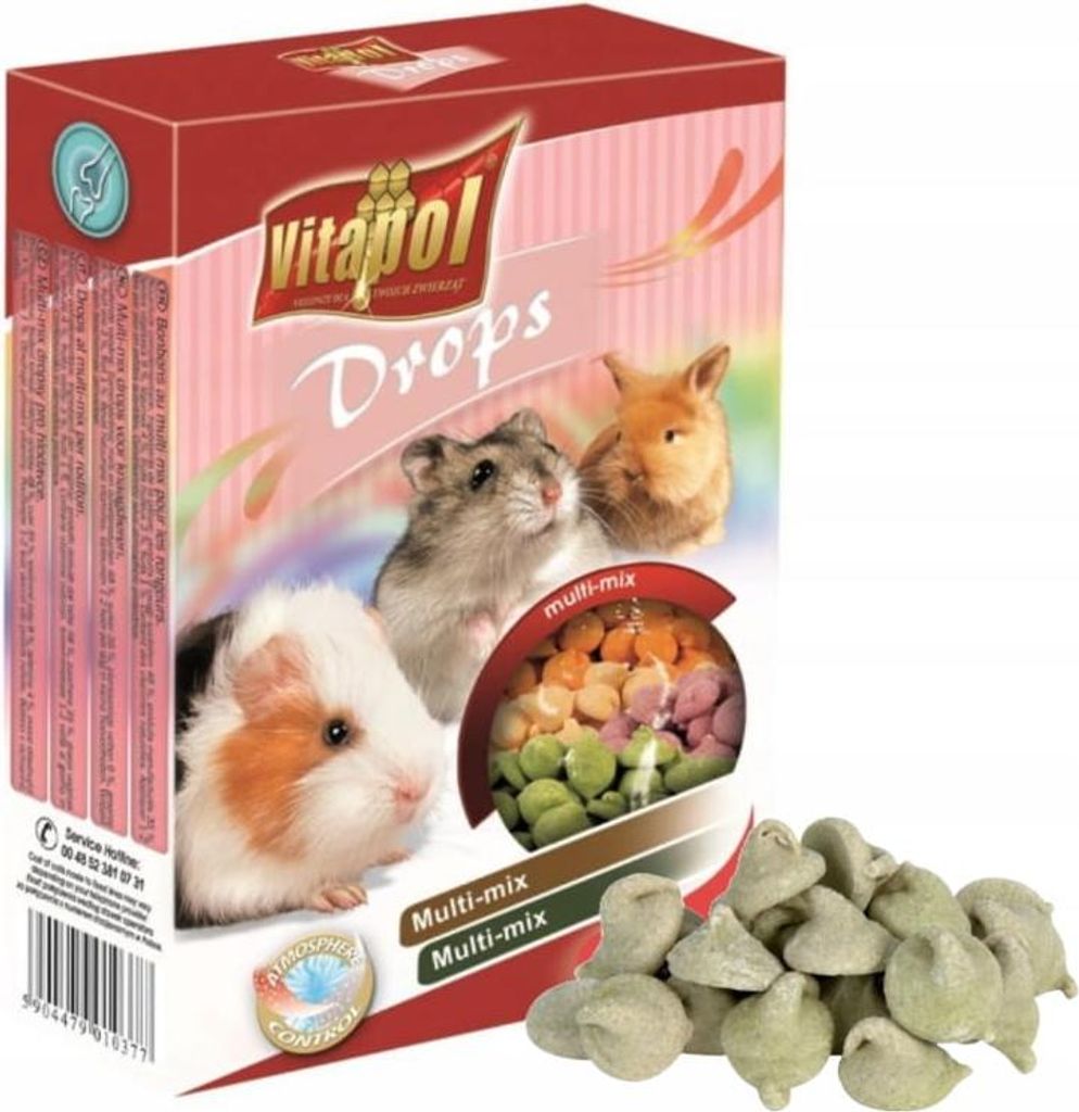 Snack per roditori in gocce Mix Vitapol 75 g Immagine del prodotto 