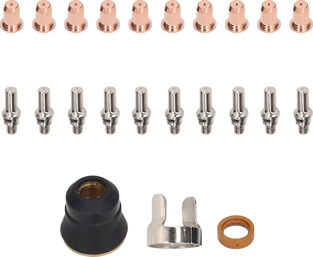 Électrodes et Buses Plasma PT60 - Kit Accessoires 23 Pièces Complet