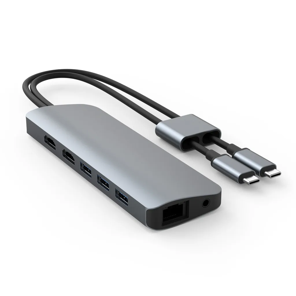 Hub USB-C pour résoudre le manque de ports sur MacBook Pro et Air gris sidéral - 9