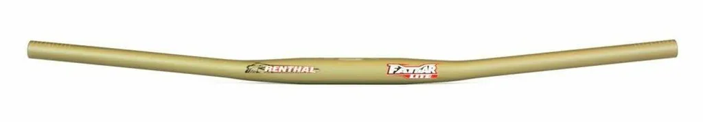 Guidon Renthal Fatbar Lite Zero Gold 31.8mm - Ultra Léger et Rigide 780