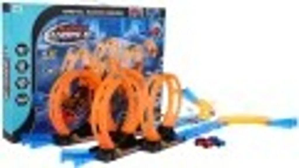 Circuit Automobile de Course Stable 4 Loopings sans Déraillement 38p - 6