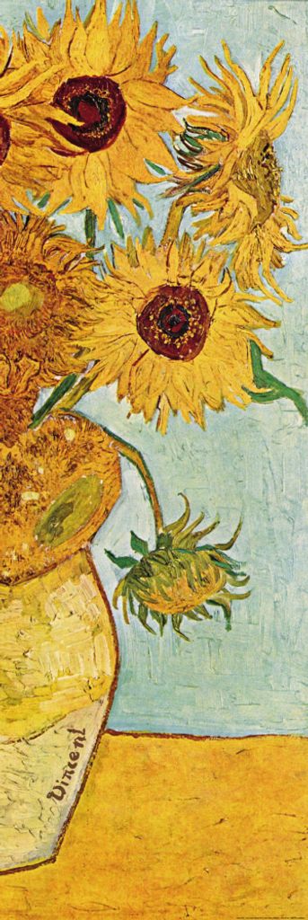 Vincent Van Gogh Kunstdruck Bild - Stillleben Mit Sonnenblumen, 1888 (158 x 53 cm)