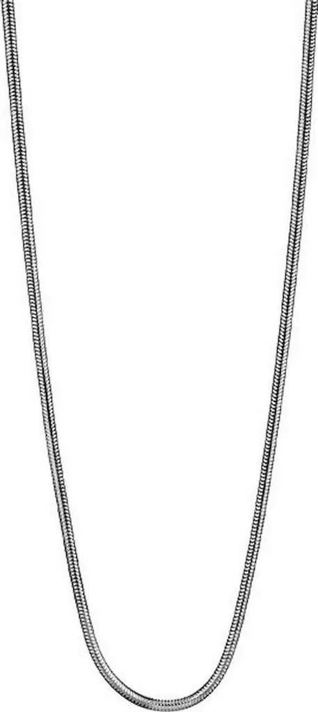 Bering Collier Argent 450mm Femme Référence 424-10-450 style épuré