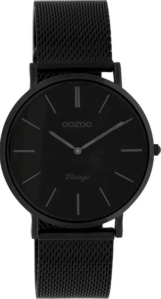 Oozoo C9934 Nero - Orologio Donna Vintage Classic Mesh 36mm