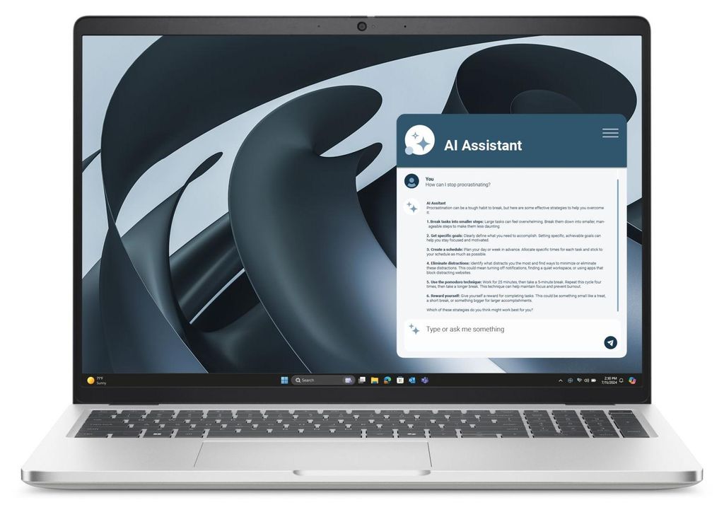 Dell Pro 16 Plus PB16255, 16" WUXGA, Ryzen 5 PRO 230, 32GB Produktbild 