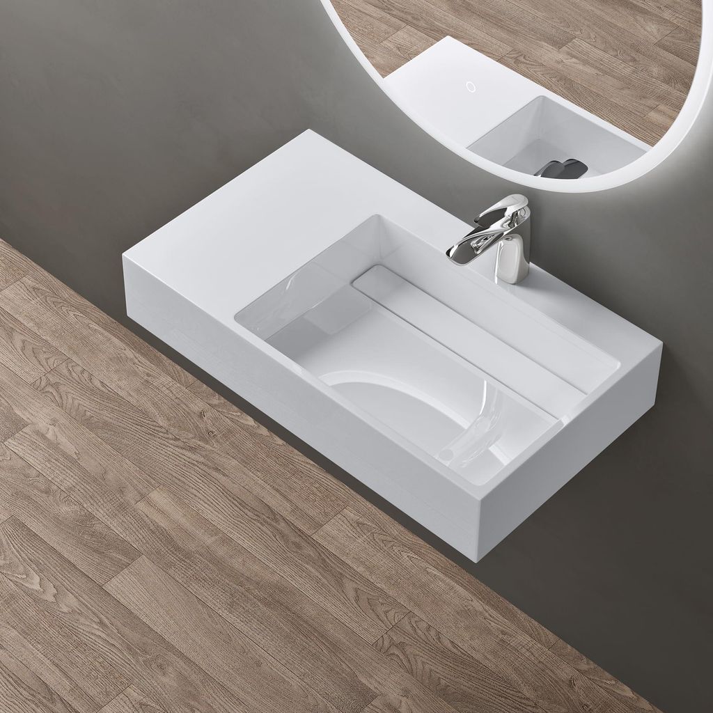 doporro Lavabo Bagno Sospeso Lavabo da Appoggio Immagine del prodotto 