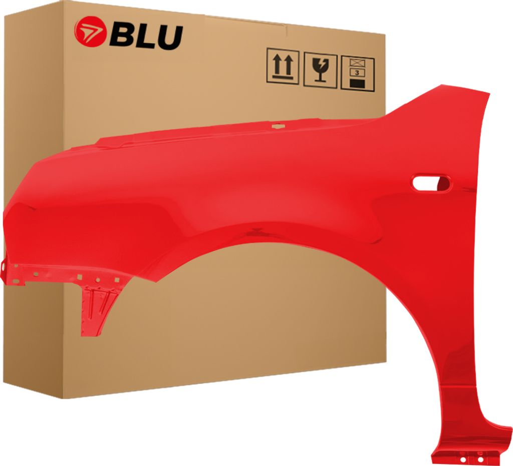 BLU Kotflügel Passend für Volkswagen Lupo LP3G Links Rot Produktbild 