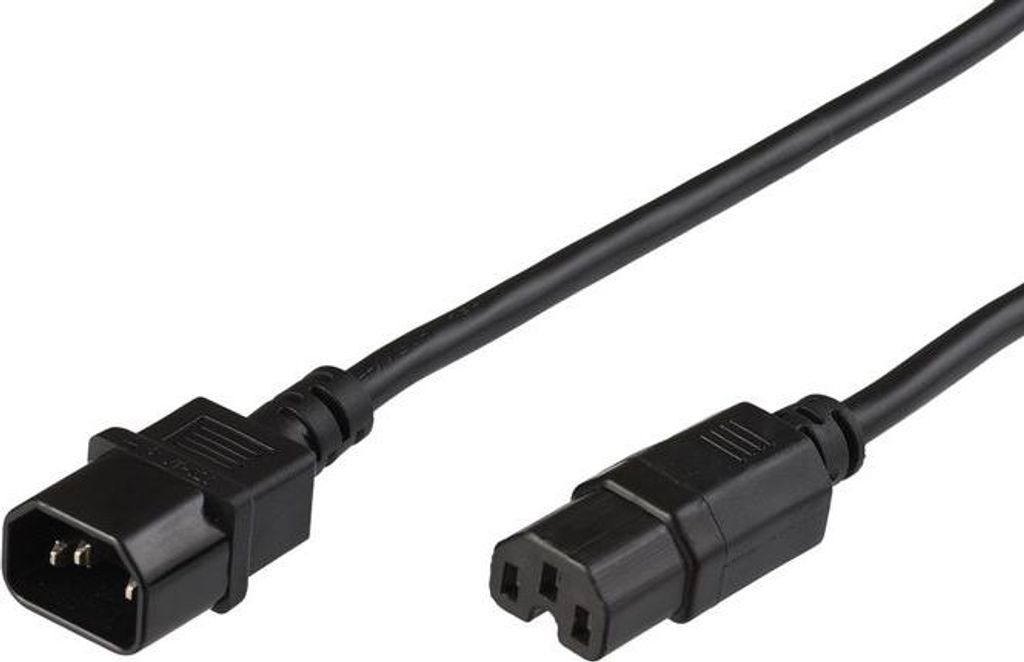 Microconnect PE011420, 2 m, C14-Koppler, C15-Koppler, Produktbild 