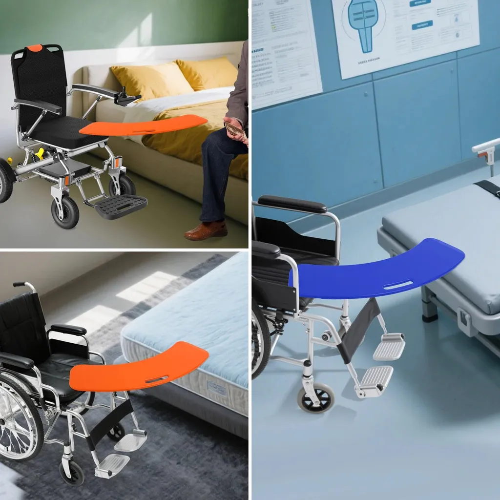 Soluzione Trasferimento Pazienti: Asse Blu 80x21 cm in ABS Rigido - 8