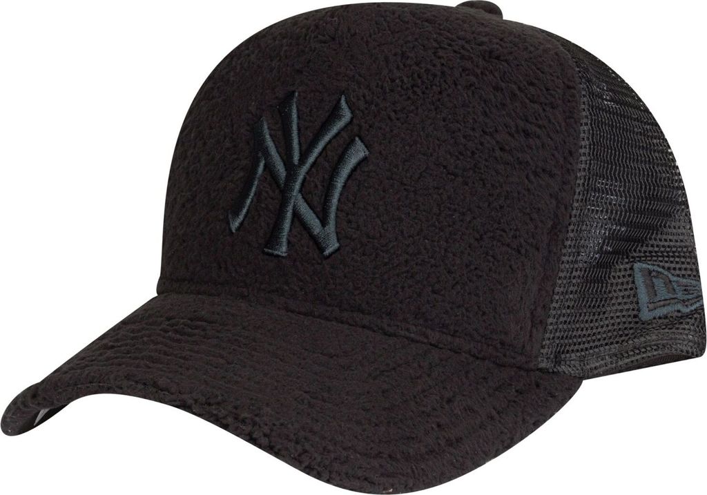 New Era A-Frame Trucker Sherpa Cap - BORG NY Yankees schwarz