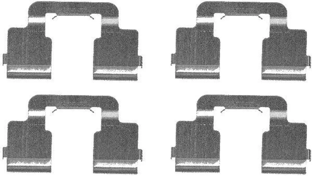 Kit de montage plaquettes de frein HELLA - Accessoires Peugeot Expert 4pc