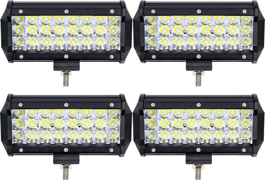 4X 72W LED Arbeitsscheinwerfer Bar,Greenmigo IP67 Zusatzscheinwerfer Arbeitslicht LED Scheinwerfer Arbeitsleuchte
