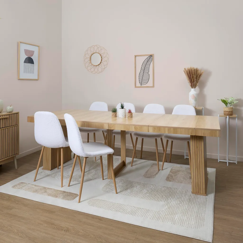Table Console Extensible Klaus 235cm - Meuble Gain de Place Modulable