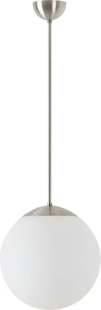 Suspension Anti-Poussière IP40 ISIS P2 Inox Brossé, Éclairage Doux E27