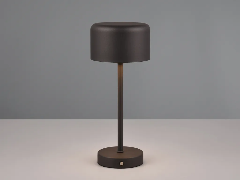 Lampada LED Jeff RL Nera da Tavolo Senza Fili | Design Minimalista - 8