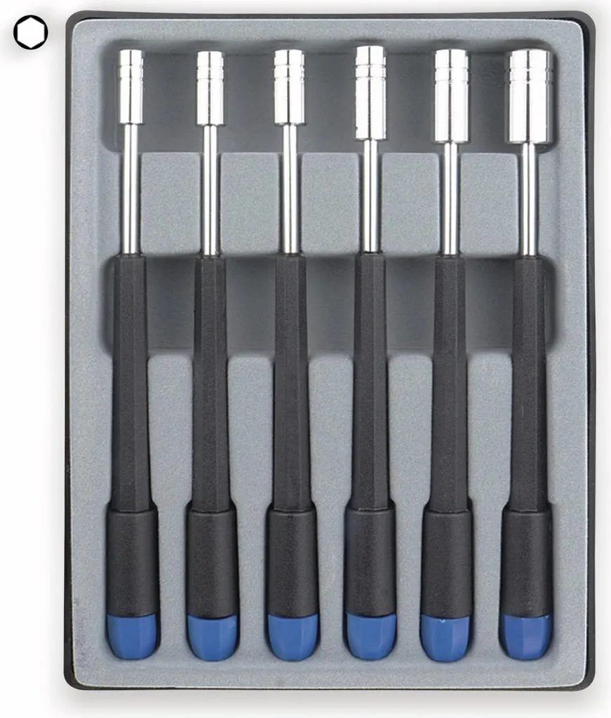 Set de tournevis pour réparation électronique et modélisme Donau 6 pans