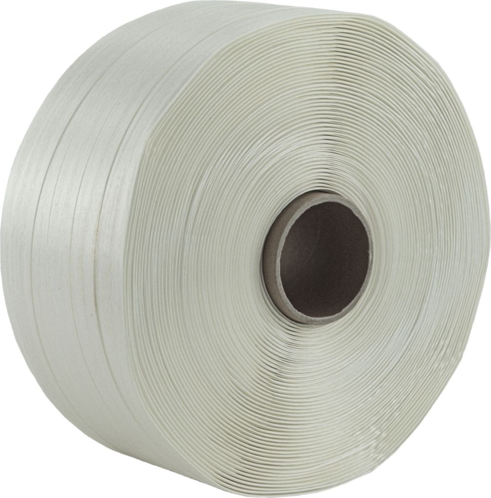 2 Rollen Umreifungsband Textil 25 mm 500 m 1000 KG Band Textilband Kern 76 mm