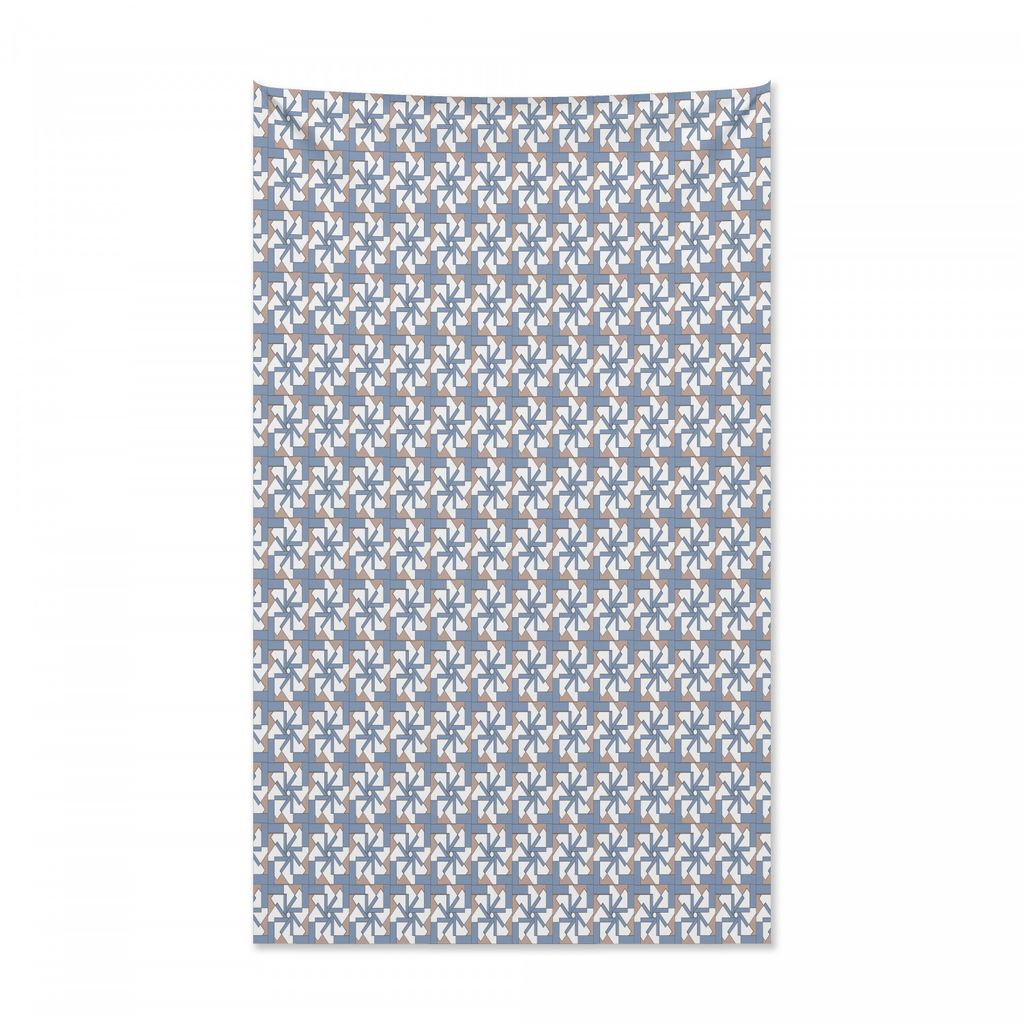 Abakuhaus Modern Wandteppich und Tagesdecke, Abstrakte Blumenmotive aus Weiches Mikrofaser Stoff Kein Verblassen Klare Farben Waschbar, 140 x 230 c...