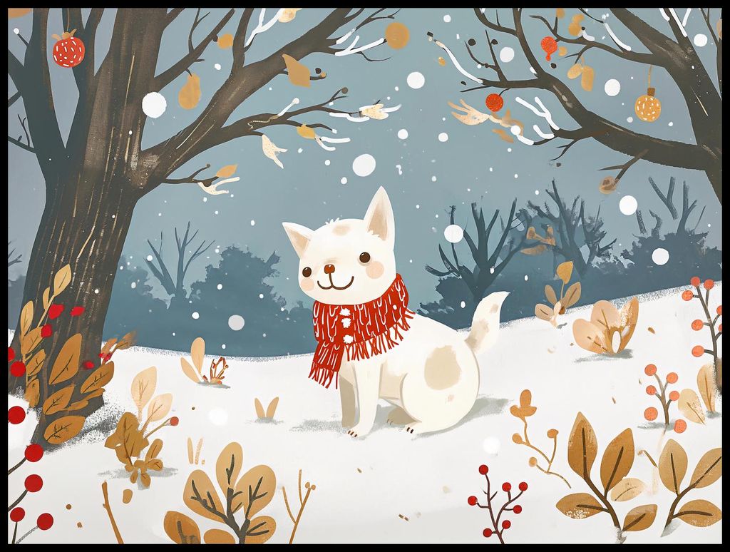 Plakat 100x75cm Schneefreund