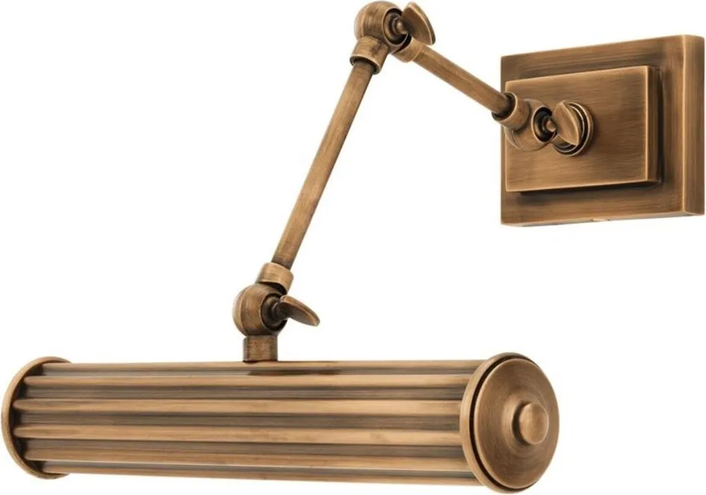 Applique Murale Laiton Antique Casa Padrino : Éclairage Luxe Durable