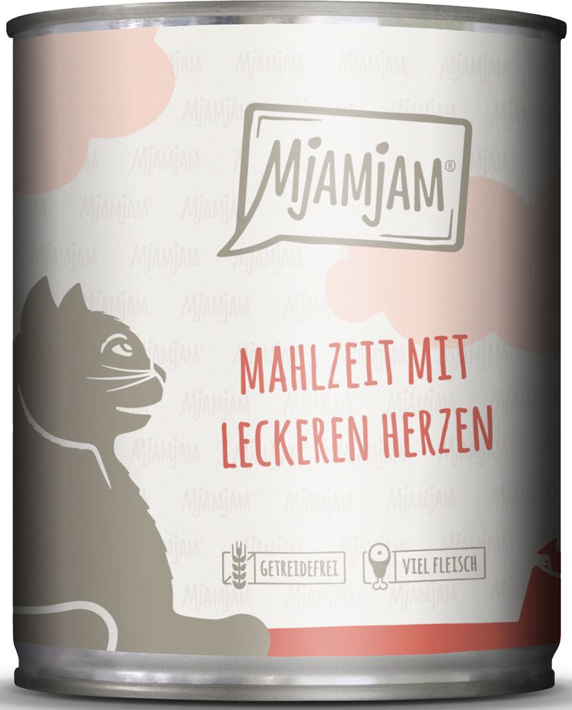 Repas Mjamjam aux cœurs savoureux 800gx6 Image du produit 