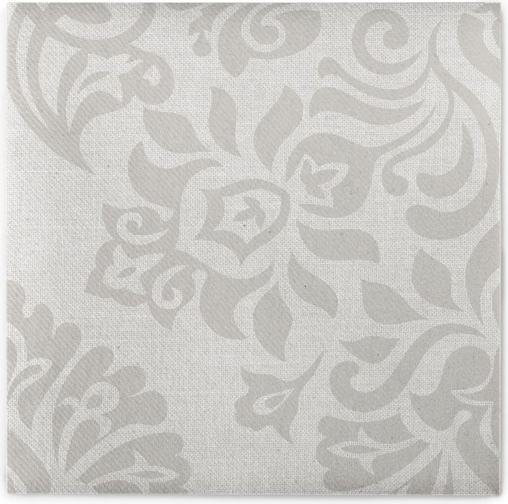 Airlaid Serviette Rex in Silber-Grau, 40 x 40 cm, 50 Stück - Mank