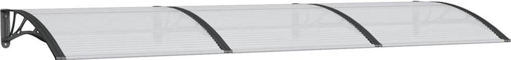 vidaXL Dveřní stříška černá 300x100 cm Polykarbonát Obrázek produktu 