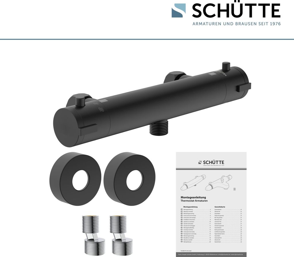 SCHÜTTE LONDON Duscharmatur mit Thermostat, Thermostat, Produktbild 6
