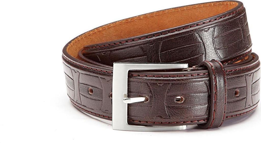 Herren Gürtel Schwarz oder Braun; Braun 95
