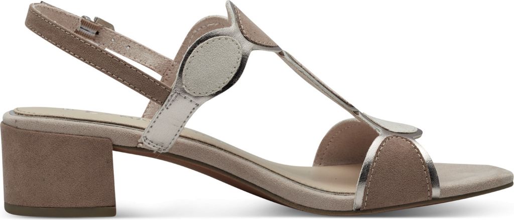 MARCO TOZZI Damen Sandale Textil Sandalette Metallic Produktbild 14