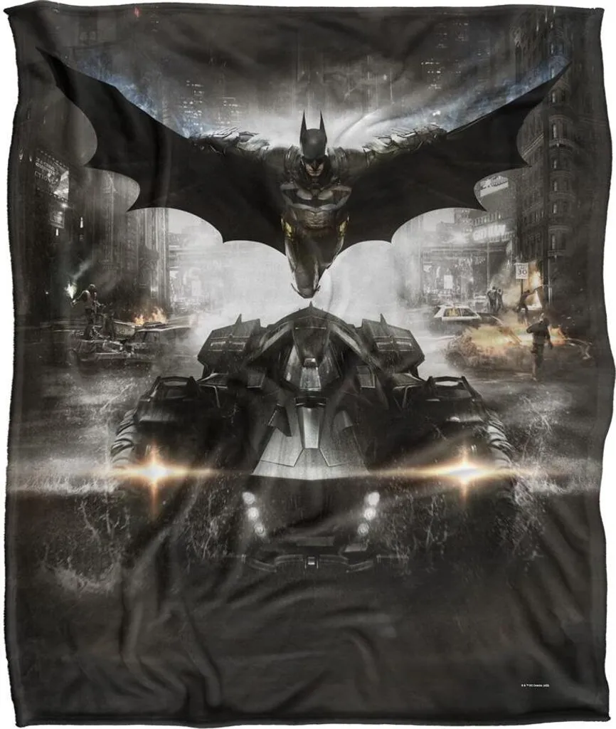 Batman Couverture Arkham Knight Batmobile TV18535 Taille Unique Coloré