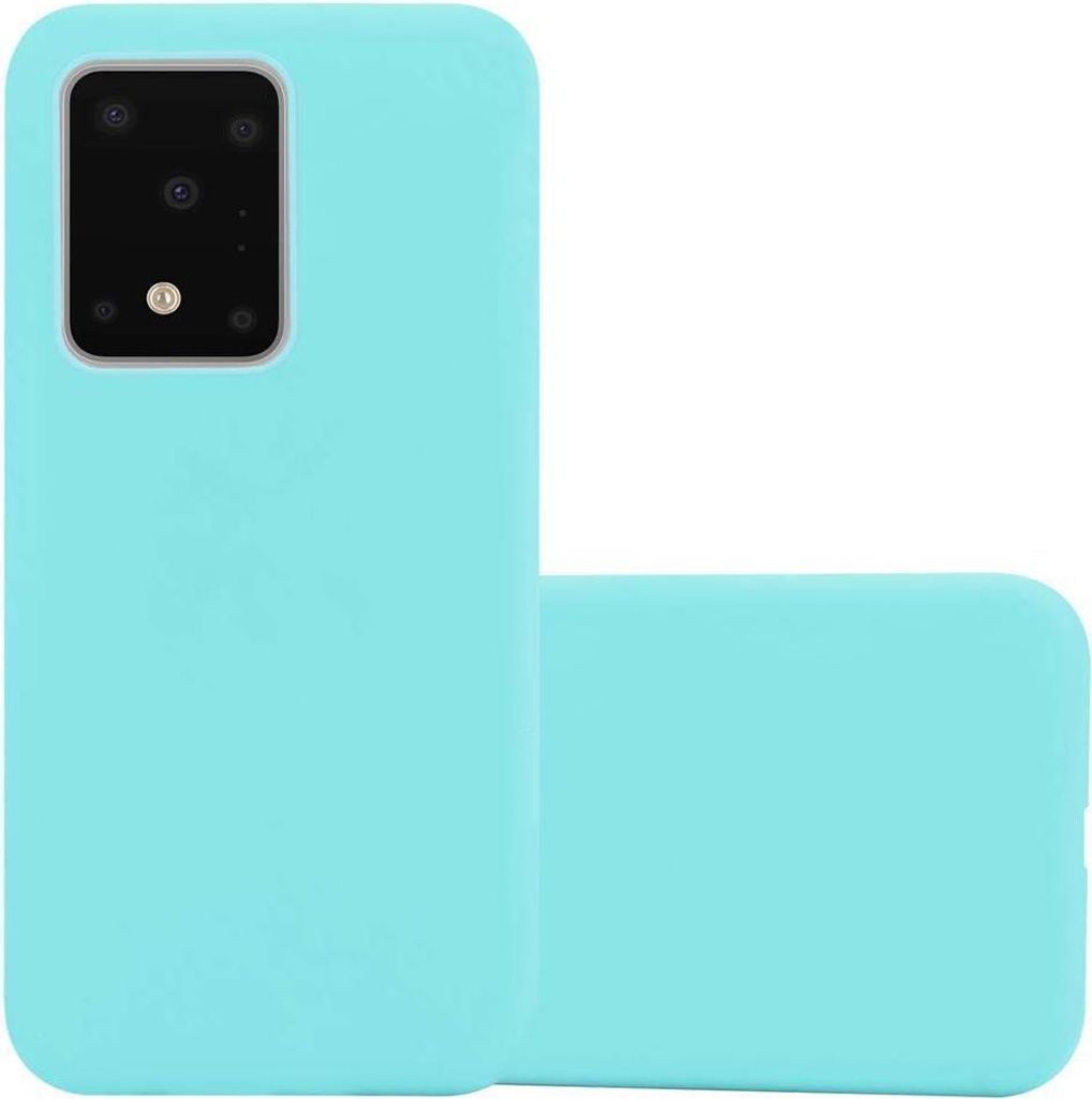 Cadorabo Hülle für Samsung Galaxy S20 ULTRA Schutzhülle in Blau Handyhülle TPU Silikon Etui Case Cover